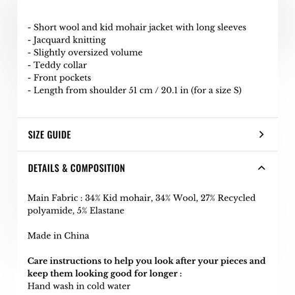 EUC Sézane Thais Jacket - Picture 5 of 10